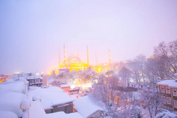 Sultanahmet Πλατεία Εικόνες Χειμώνα — Φωτογραφία Αρχείου