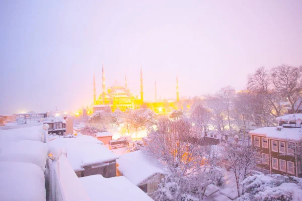 Sultanahmet Tér Téli Képek — Stock Fotó