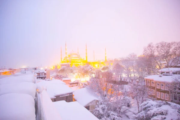 Sultanahmet Square Imágenes Invierno — Foto de Stock