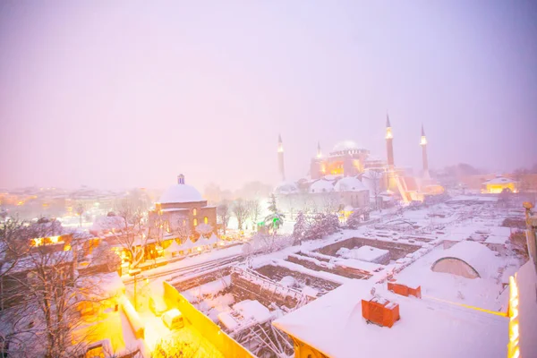 Sultanahmet Tér Téli Képek — Stock Fotó