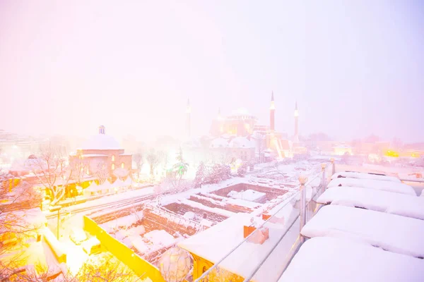 Sultanahmet Πλατεία Εικόνες Χειμώνα — Φωτογραφία Αρχείου