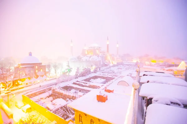 Sultanahmet Square Imágenes Invierno —  Fotos de Stock