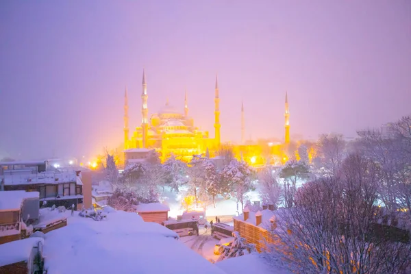 Sultanahmet Praça Inverno Imagens — Fotografia de Stock