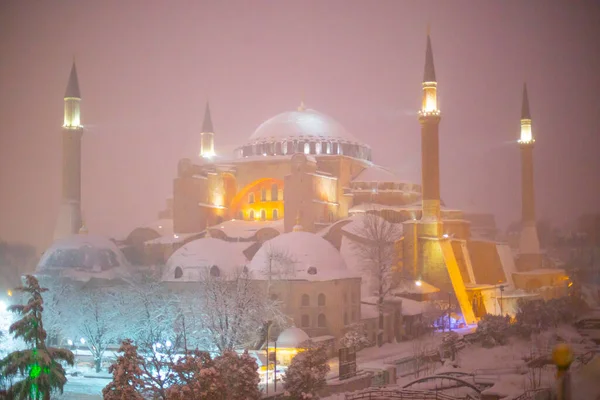 Sultanahmet Square Imágenes Invierno — Foto de Stock