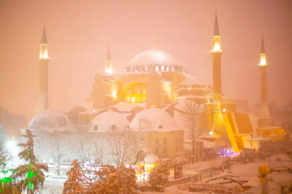 Winterbilder Vom Sultanahmet Platz — Stockfoto