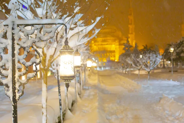 Sultanahmet Πλατεία Εικόνες Χειμώνα — Φωτογραφία Αρχείου