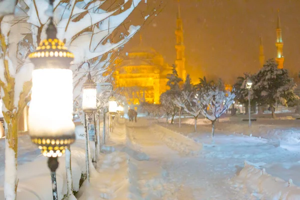 Sultanahmet Πλατεία Εικόνες Χειμώνα — Φωτογραφία Αρχείου