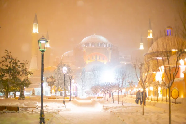 Зимние Изображения Площади Султанахмет — стоковое фото