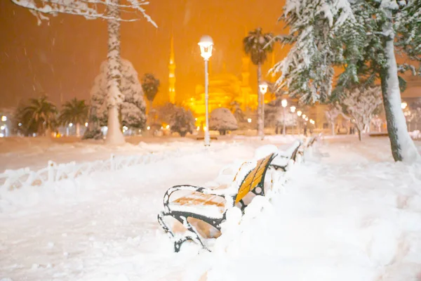 Sultanahmet Praça Inverno Imagens — Fotografia de Stock