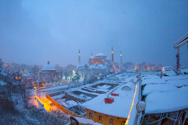 Sultanahmet Square Imágenes Invierno — Foto de Stock