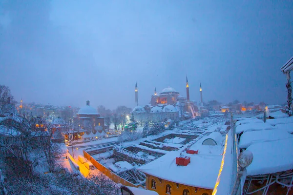 Sultanahmet Praça Inverno Imagens — Fotografia de Stock