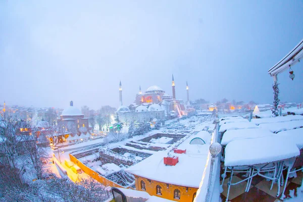Sultanahmet Πλατεία Εικόνες Χειμώνα — Φωτογραφία Αρχείου