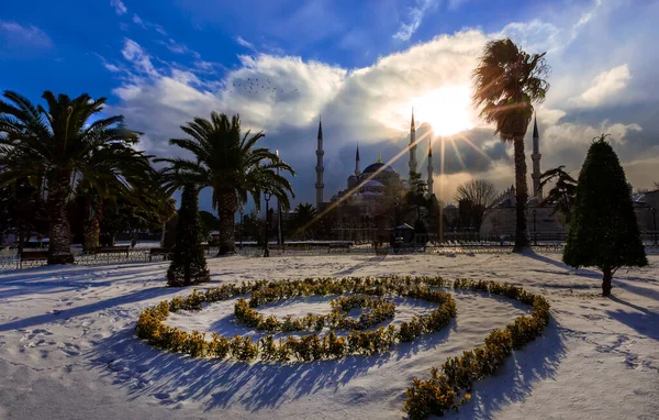 Den Vackraste Utsikten Från Huvudstaden Istanbul — Stockfoto