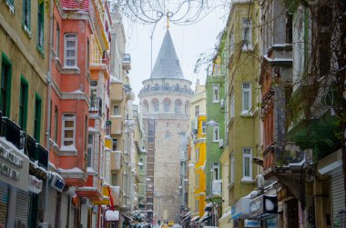 Kışın Galata Kulesi