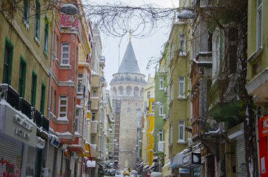 Kışın Galata Kulesi