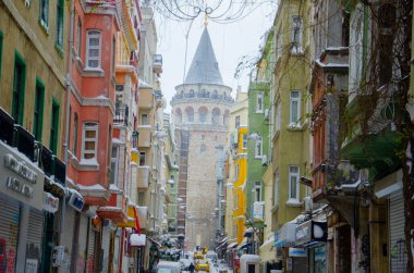 Kışın Galata Kulesi