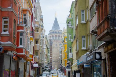 Kışın Galata Kulesi