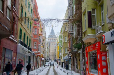 Kışın Galata Kulesi