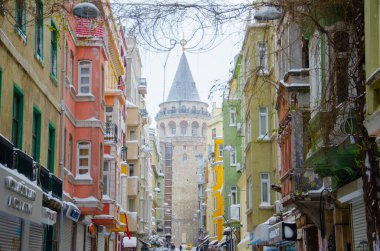 Kışın Galata Kulesi