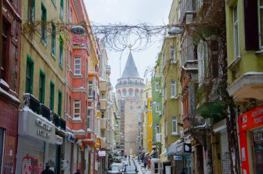 Kışın Galata Kulesi