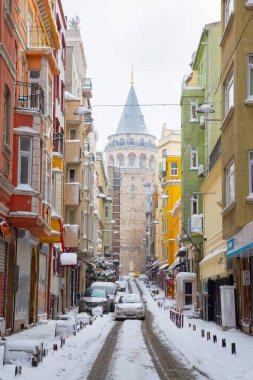 Kışın Galata Kulesi
