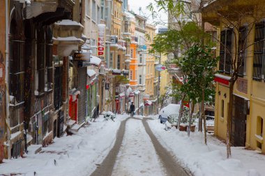 Kışın Galata Kulesi