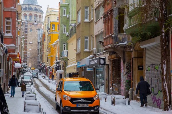 Torre Galata Inverno — Foto Stock