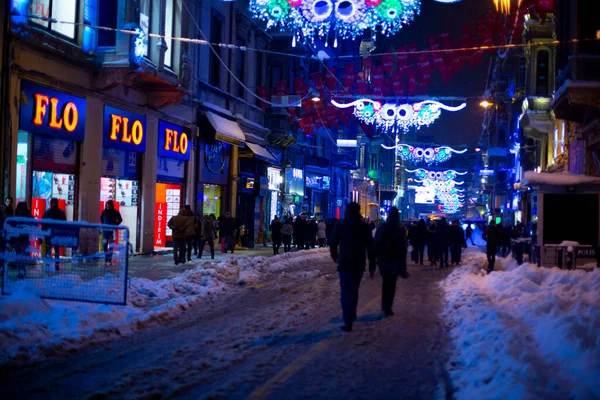 Tunel Στάση Τραμ Και Taksim Tunel Τραμ Στην Κωνσταντινούπολη — Φωτογραφία Αρχείου