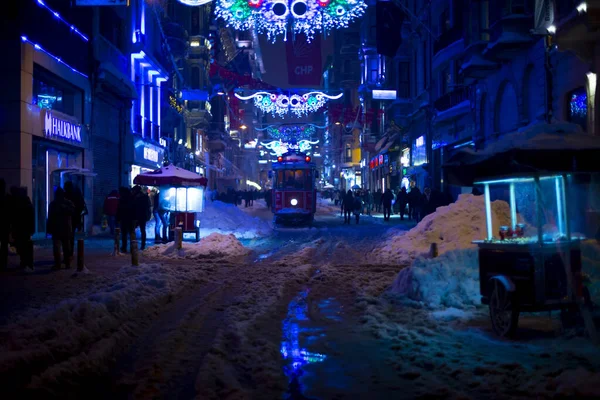 Tunel Tram Stop Taksim Tunel Tram Istanbul — Stock Photo, Image