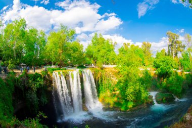 Türkiye 'nin Antalya ilindeki Duden şelale parkı