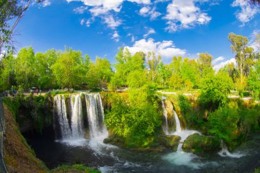 Türkiye 'nin Antalya ilindeki Duden şelale parkı