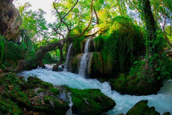 Duden Waterfall Park Antalya City Turkey — Stock Photo, Image