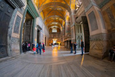 Ayasofya (Ayasofya) İstanbul, Türkiye, Bizans mimarisi, kent simgesi ve mimari dünya harikası