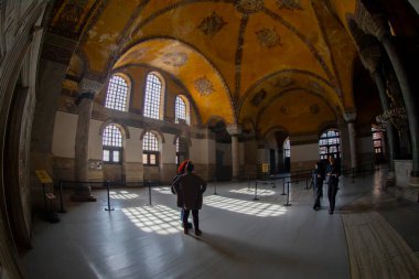 Ayasofya (Ayasofya) İstanbul, Türkiye, Bizans mimarisi, kent simgesi ve mimari dünya harikası