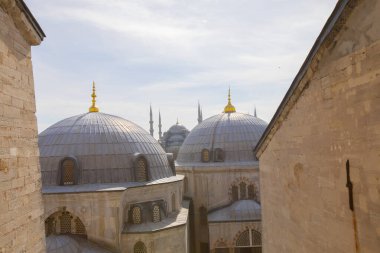 Ayasofya (Ayasofya) İstanbul, Türkiye, Bizans mimarisi, kent simgesi ve mimari dünya harikası