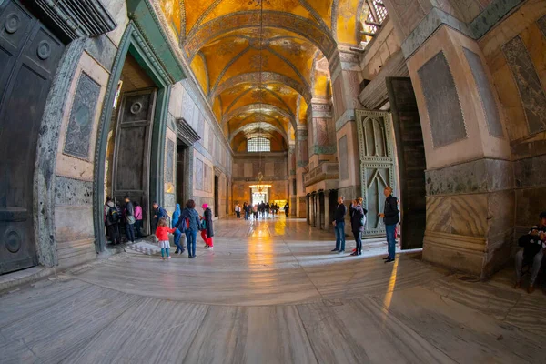 Santa Sofía Santa Sofía Ayasofya Interior Estambul Turquía Arquitectura Bizantina — Foto de Stock