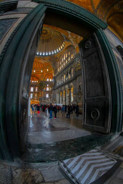 Hagia Sophia Hagia Sofia Ayasofya Belső Tér Isztambulban Törökországban Bizánci — Stock Fotó