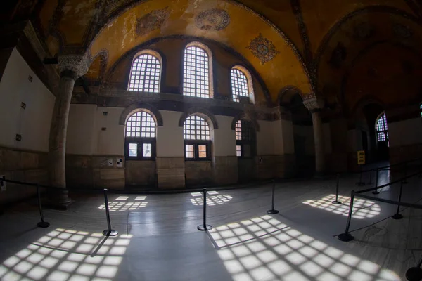 Εσωτερικό Αγίας Σοφίας Αγία Σοφία Αγιασόφια Στην Κωνσταντινούπολη Τουρκία Βυζαντινή — Φωτογραφία Αρχείου