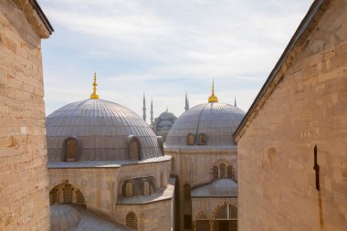 Ayasofya (Ayasofya) İstanbul, Türkiye, Bizans mimarisi, kent simgesi ve mimari dünya harikası