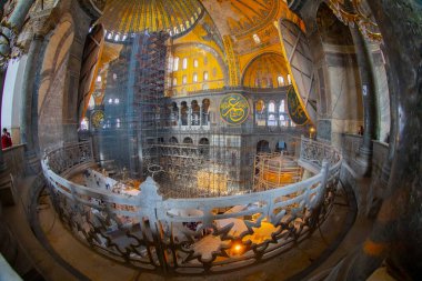 Ayasofya (Ayasofya) İstanbul, Türkiye, Bizans mimarisi, kent simgesi ve mimari dünya harikası