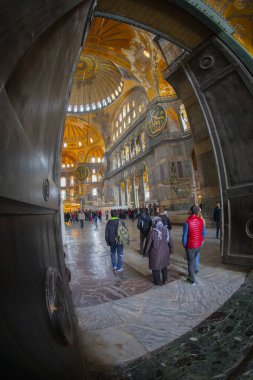 Ayasofya (Ayasofya) İstanbul, Türkiye, Bizans mimarisi, kent simgesi ve mimari dünya harikası