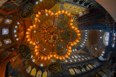 Ayasofya (Ayasofya) İstanbul, Türkiye, Bizans mimarisi, kent simgesi ve mimari dünya harikası