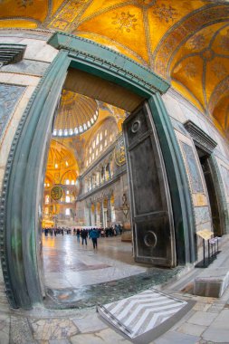 Ayasofya (Ayasofya) İstanbul, Türkiye, Bizans mimarisi, kent simgesi ve mimari dünya harikası