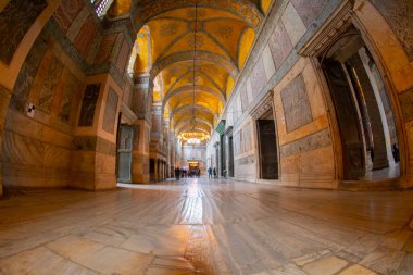 Ayasofya (Ayasofya) İstanbul, Türkiye, Bizans mimarisi, kent simgesi ve mimari dünya harikası