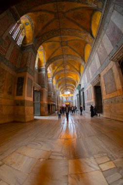 Ayasofya (Ayasofya) İstanbul, Türkiye, Bizans mimarisi, kent simgesi ve mimari dünya harikası