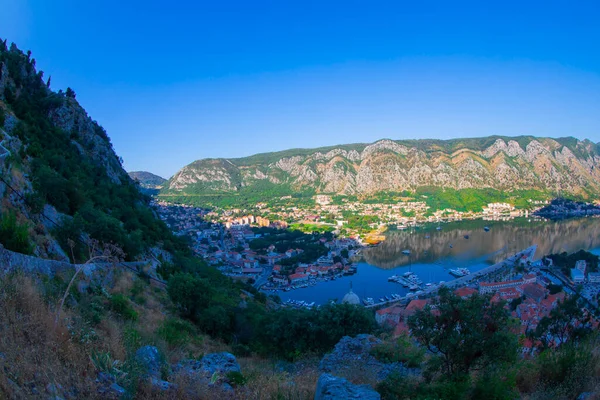 Historische Kotor Oude Stad Kotor Baai Van Adriatische Zee Balkan — Stockfoto