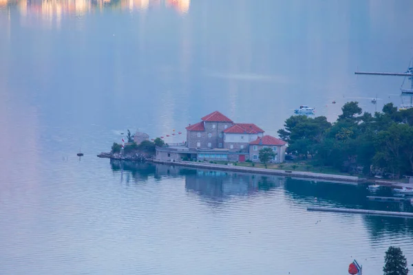 Storico Centro Storico Kotor Baia Kotor Del Mare Adriatico Montagne — Foto Stock