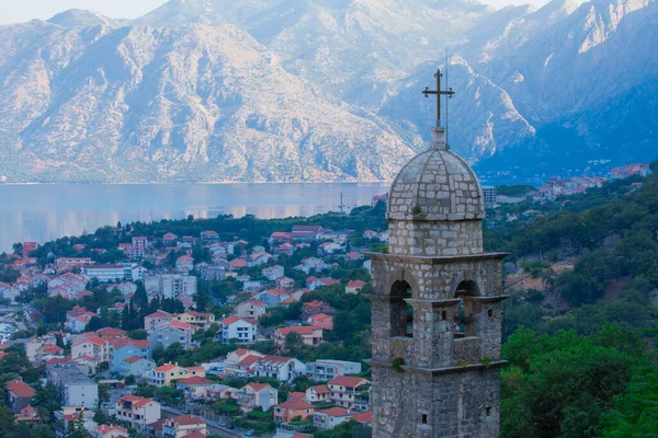 Historical Kotor Old Town Kotor Bay Adriatic Sea Balkan Mountains — Stock Photo, Image