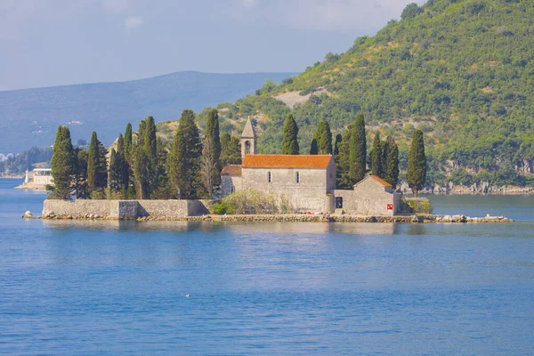 Église Notre Dame Des Rochers Île Saint George Baie Kotor — Photo