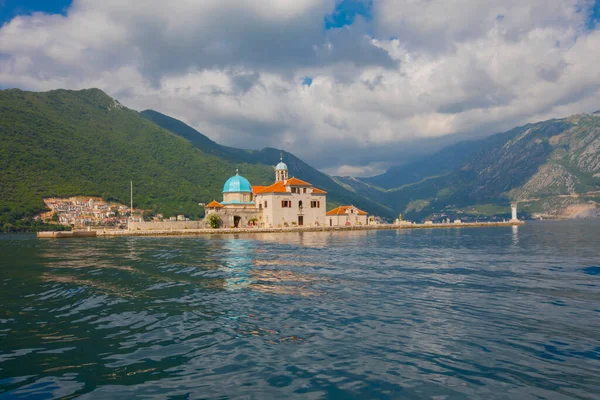 Église Notre Dame Des Rochers Île Saint George Baie Kotor — Photo